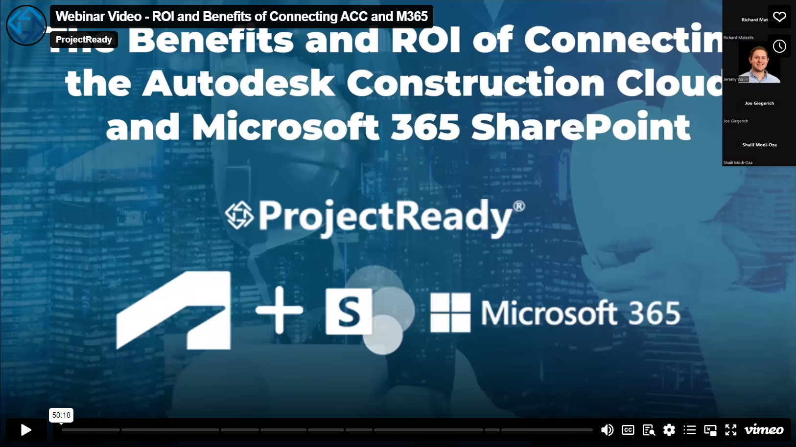 SharePoint and Autodesk Construction Cloud Webinar